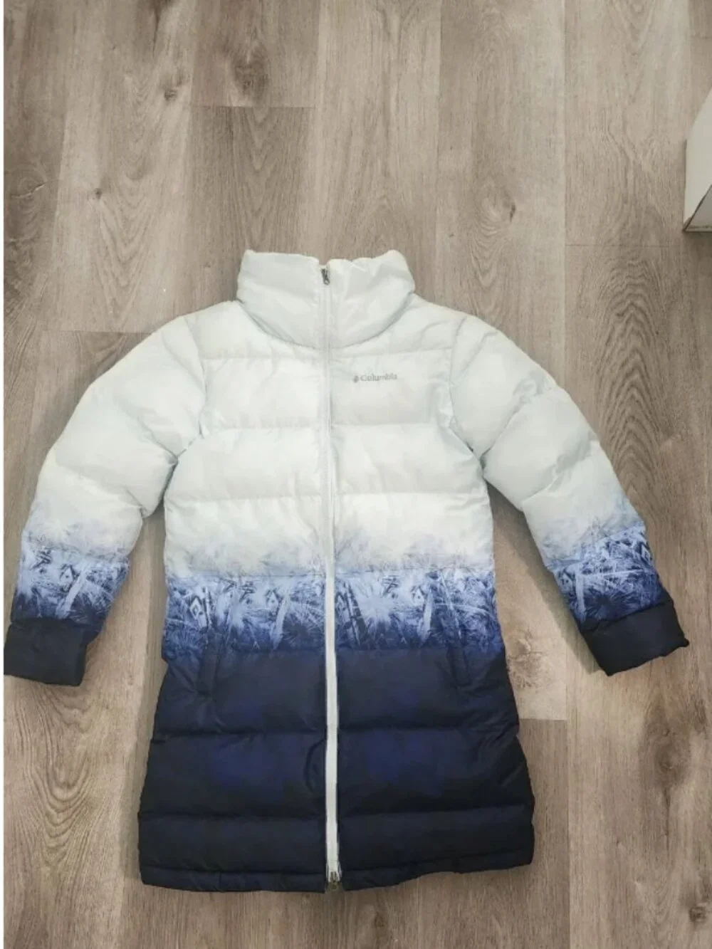 Columbia x Disney Frozen II puffer jacket, kids size Medium (10/12).